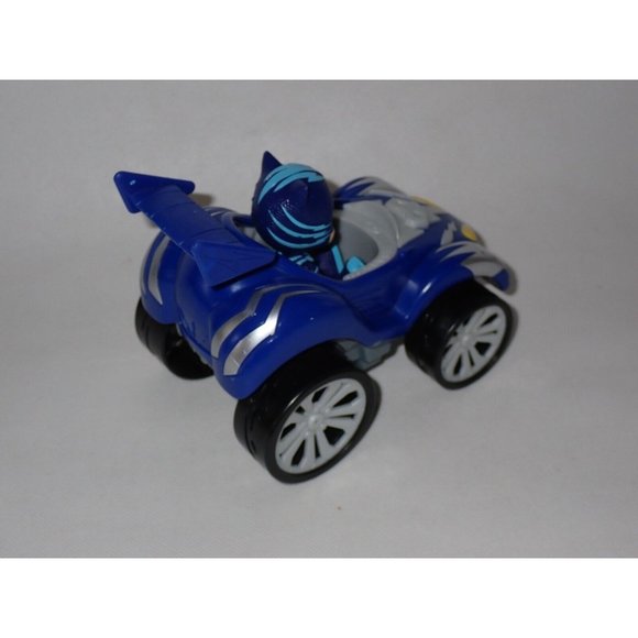 PJ Masks Power Racers Catboy Push Along Car Vehicle With Figure - Picture 3 of 5